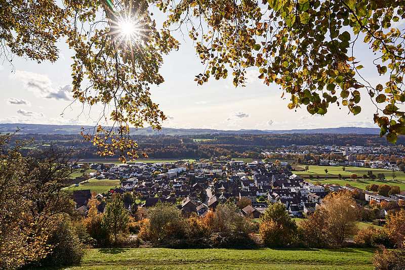 Blick auf den Ortsteil Oberdorf 