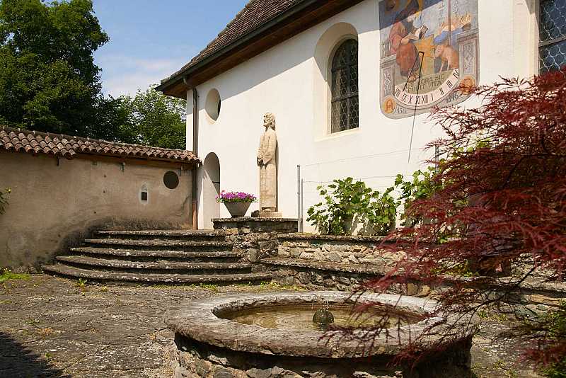 Der lauschige Kapellenhof ist täglich geöffnet.